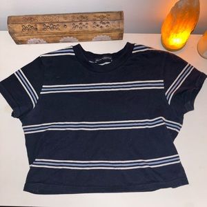 Brandy Melville cropped stripped top